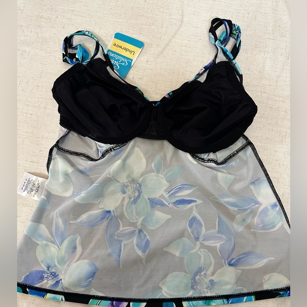 Caribbean Joe Blue One Piece Swimwear ๐ดโ๏ธ - Picture 4 of 13